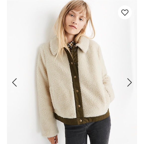 madewell teddy jacket
